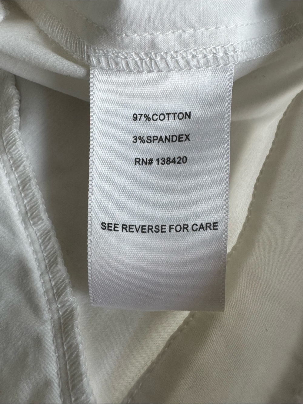Carlisle Collection White Structured Minimalist Cotton Short Sleeve Blouse Sz 6 - Picture 5 of 8